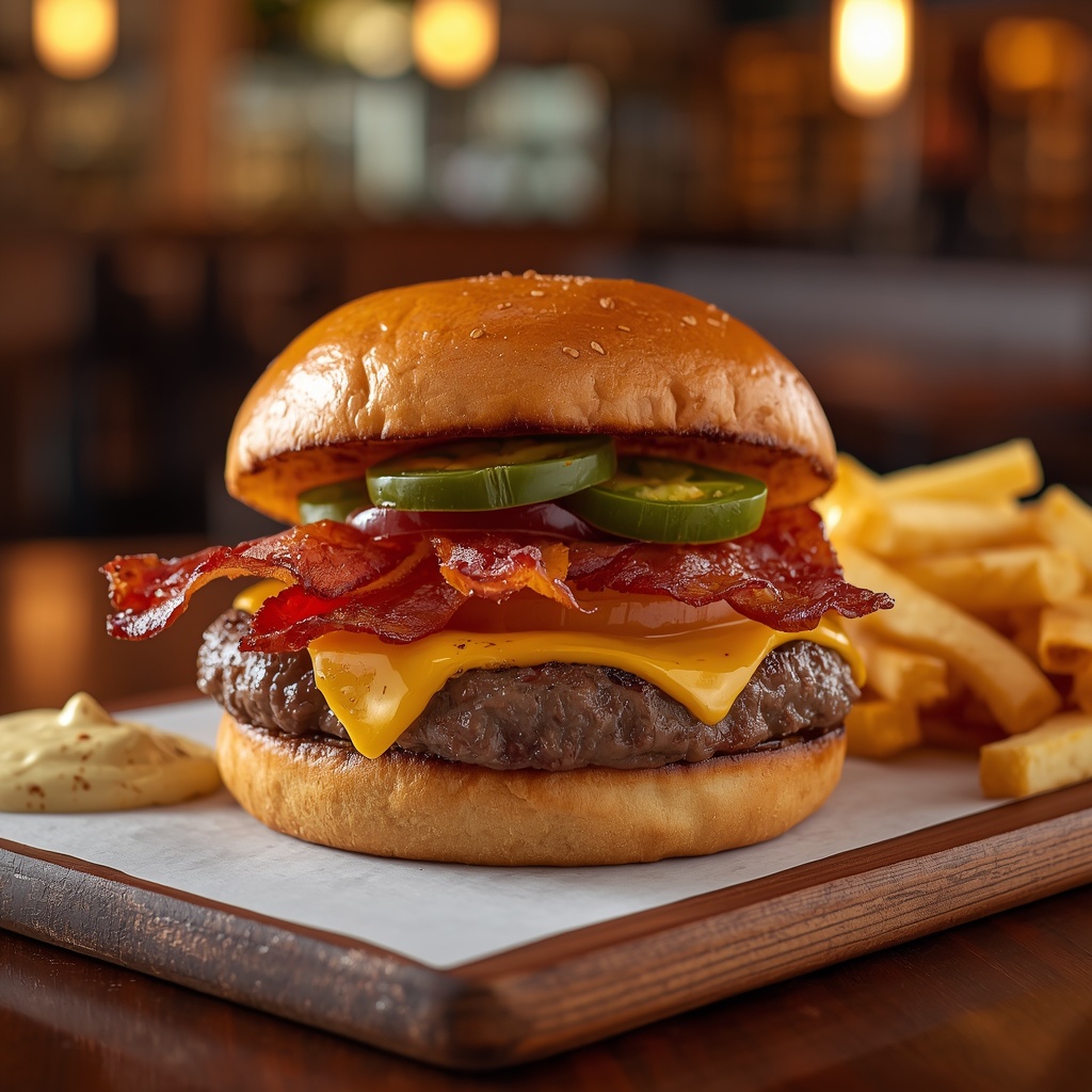 Spicy Pepper Burger